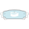 Subaru Impreza GCT Rear Disc Brake Pad Set (2003-2006)