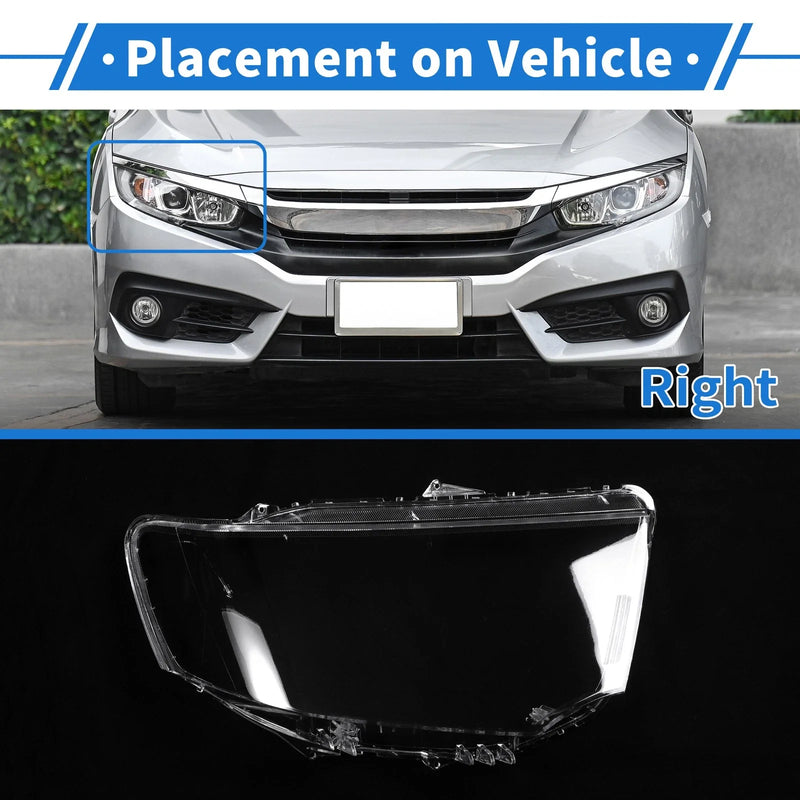 Mitsubishi Pajero Sport Front Right Headlight Lens Cover (2013-2015)