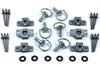 6 x Dzus Fastener Silver D Anello Bail Handle Fairing