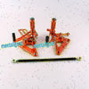 Honda CB400 Aluminum Rear Set Footpegs (1998-1999)