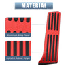 Lexus Accessories Red 2 x Gas Pedal Brake Pad Covers