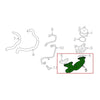 Lexus Toyota 3.5L Engine Oil Cooler Pipe & Gasket (2006-2021)