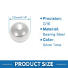 3.5mm Bearing Ball Bearing Steel G16 Precision Ball Silver Tone 600 pcs