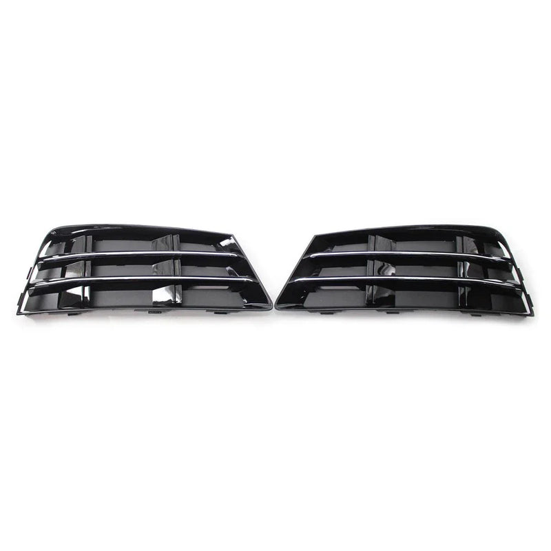 AUDI A4 B9 Front Bumper Fog Light Grille Covers 2 x Lower L + R (2016-2018)