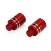 BMW R 1200 1250 GS LC / Adv M10 Mirror Thread Cover Caps Red (2013-2021)