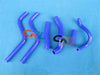 Honda CR250R BLUE silicone radiator hose (1988-1991)
