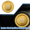 Lexus IS ES RX GS NX - Aluminum Gold Tone Ignition Button Sticker