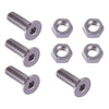 4x Black JDM Aluminum Quick Release Bumper Fasteners