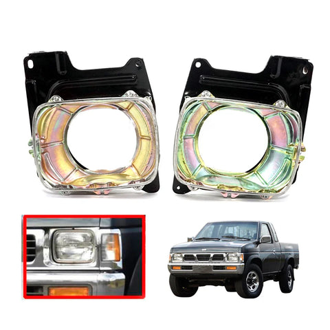 Nissan Navara Datsun D21 1986-1997 Headlight Housing Bracket Set