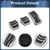 Ford Focus MK2 (2004-2011) Silver Tone 3 x Foot Accelerator Pedal Covers