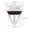 Honda Acura 50 Pcs Rocker Panel & Mudguard Clips