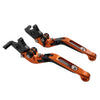 Kawasaki Z900RS ZX6R CNC Orange Extendable Brake Clutch Levers (2018-2022)