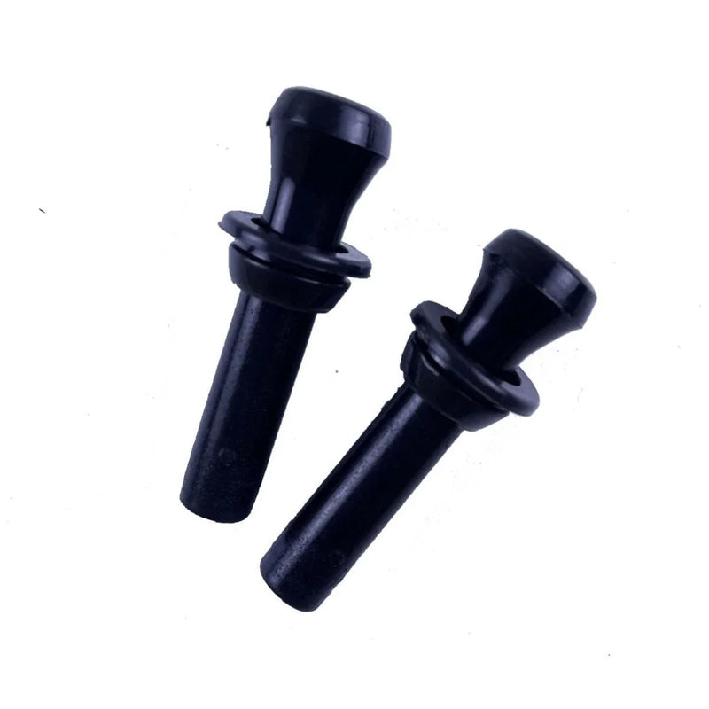 Door Lock Knob Black Pair Fits Datsun 1200 Sunny B110 2D 4D Sedan 1970-73 D03
