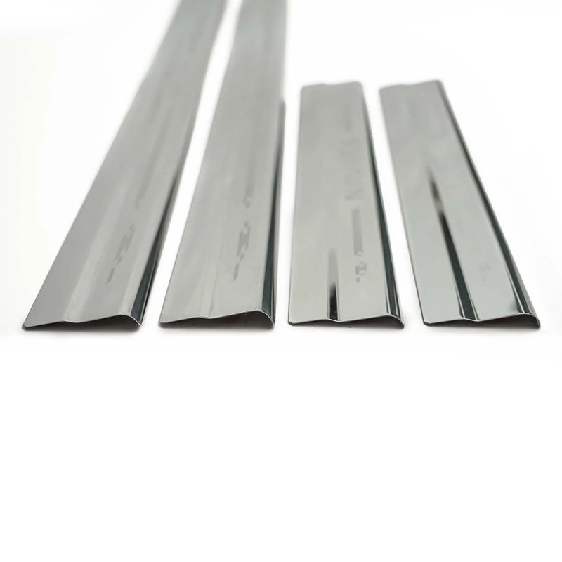 Nissan Navara D23 Chrome Stainless Scuff Plates 4 Doors (2015-2022)