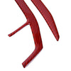 Honda Accord Red Carbon Fiber AC Console Frame Covers (2013-2017)