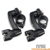 Harley Motorcycle 1-1/4" Engine Guard Foot Peg Clamps