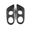 BMW E46 M3 Carbon Fiber Black Front Fog Light Frame Covers (2001-2006)