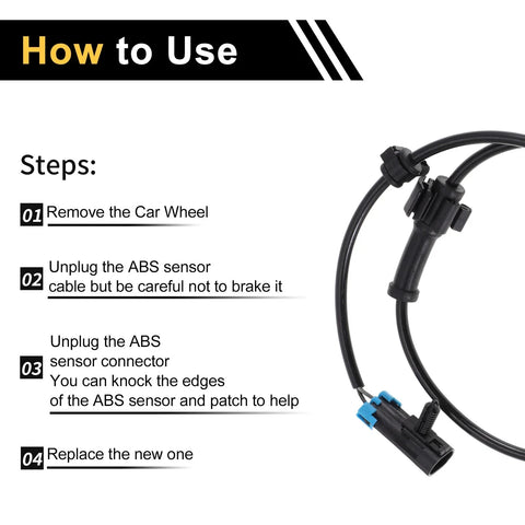 Chevrolet Silverado 3500 ABS Wheel Speed Sensor