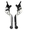 Yamaha XMAX 125 / 250 / 300 / 400 CNC Silver Extendable Brake Clutch Levers (15-22)