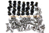 Yamaha TZR Stainless Steel Bolts Shaft Nut Set
