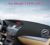 Mazda 3 Dashboard Cover Black Leather (2010–2013)