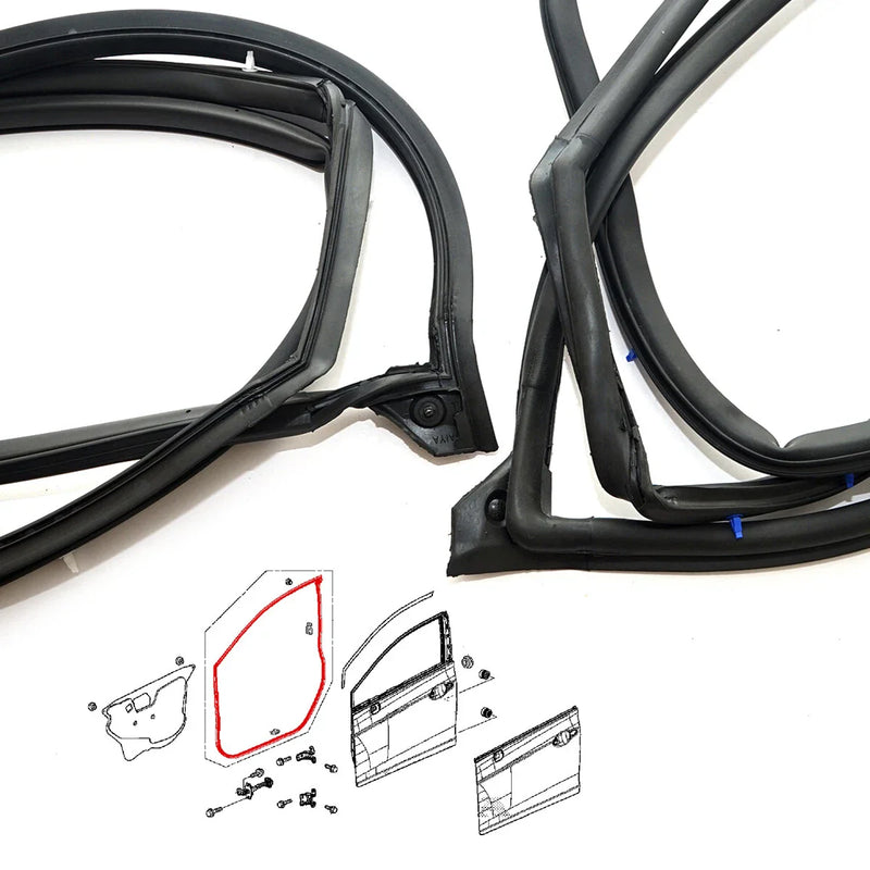 Honda Civic Sedan 2012-2015 Front Door Weatherstrip Seal