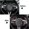 Ford Mustang (2015-2023) Red Steering Wheel Shift Paddle Trim Cover