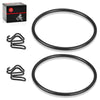 Honda Z50R Front Number Plate Mount Clips & Bands (1979–1987)