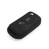 Mercedes Benz 124 126 W140 Black Silicone Key Fob Cover Case (1980-1995)