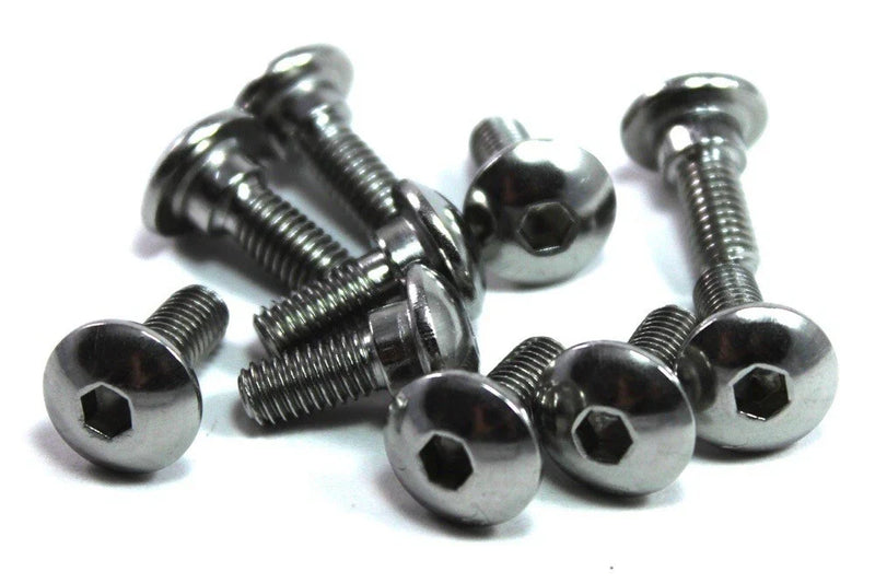 Suzuki GSX-R 10x m6 x 16mm Stainless Fairing Bolts 4mm Shoulder