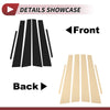 Lexus ES 6 Pcs Black Door Pillar Window Trim (1997-2001)