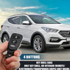 Hyundai Kia Keyless Entry Remote Key Shell Covers (2011-2023)