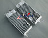Yamaha YZ125 Aluminum Radiator & Blue Hose (1989-1992)