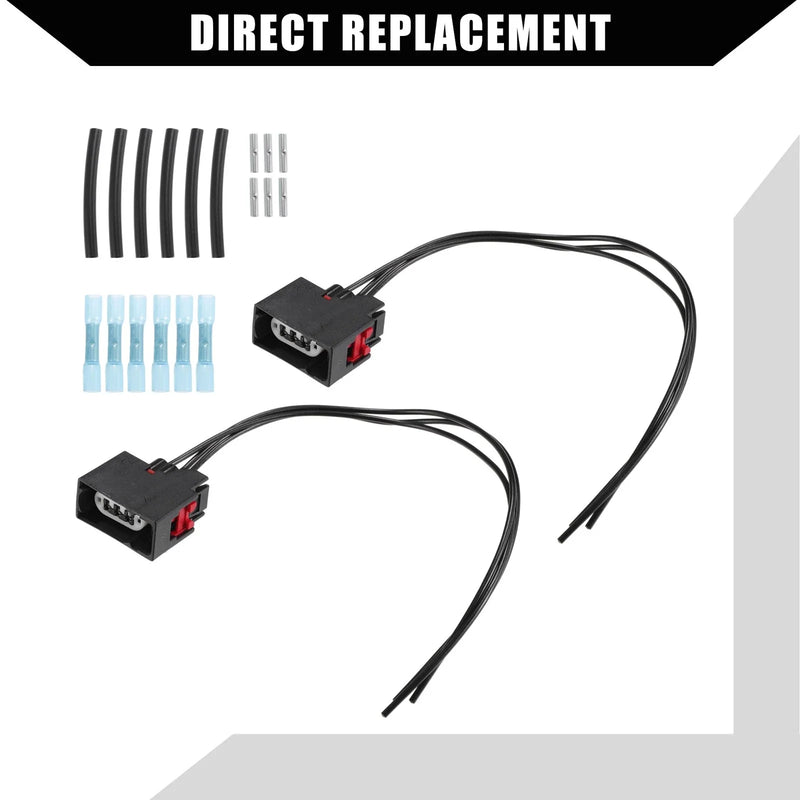 Jeep Wrangler JK (2007-2018) 2 x Set Turn Signal Light Connector Plug Harness