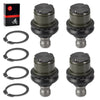 Arctic Cat 650 V2 / H1 / TRV / TBX 4x4 4 Upper/Lower Ball Joints (2004–2012)