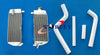 Yamaha YZ125 Aluminum Radiator & Blue Hose (2002-2004)