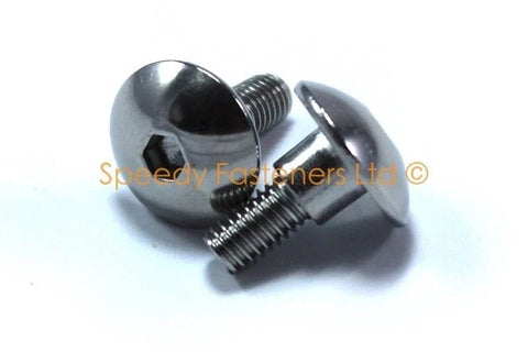 Honda 2 x Groß Edelstahl Verkleidung Schrauben m6 x 16mm Mit 6mm Schulter