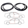 Toyota Crown SE S60 MS60 MS64 MS65 1967-1971 Front Door Weatherstrip x2