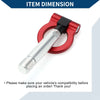 Toyota Yaris (23cm) Red Tow Hook Ring (2006-2020)