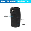 Ford Ka 3 x Key Fob Remote Control Case Shell (2008-2016)