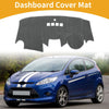 Ford Fiesta MK7 (2009-2017) Gray 1 x Piece Dashboard Cover Mat