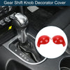 Ford Mustang 2015-2023 Red Console 1 Set Gear Shift Knob Cover