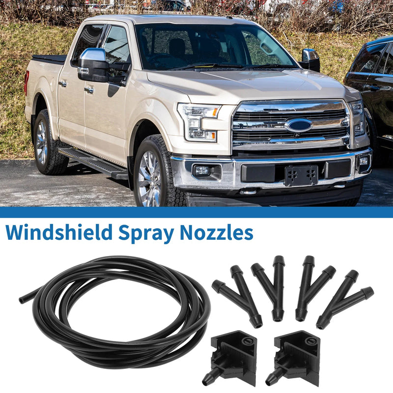 Nissan Qashqai J10 Front Windshield Washer Nozzles (2007-2013)