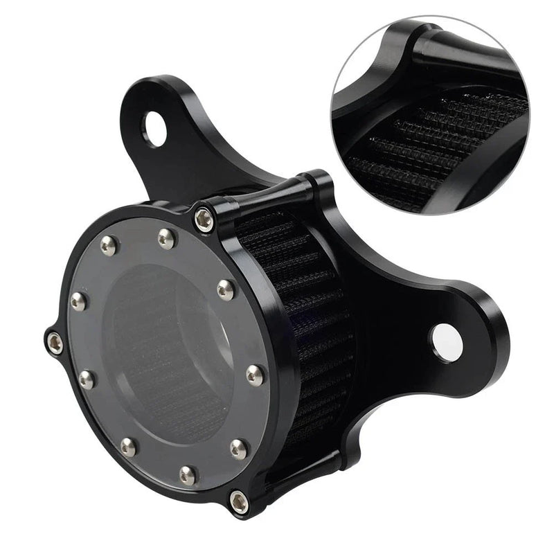 Harley Touring Softail Dyna Trike Black Air Cleaner Intake Filter (2014-2023)