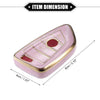 BMW 3 4 5 6 7 Series TPU Pink Buttons Smart Key Fob Cover Case