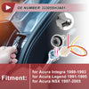 Acura Integra Front Turn Signal Socket Wiring (1988 - 1993)
