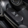 Mini Cooper F56 Car Carbon Fiber Interior Door Handle Switch Cover Trim Fit