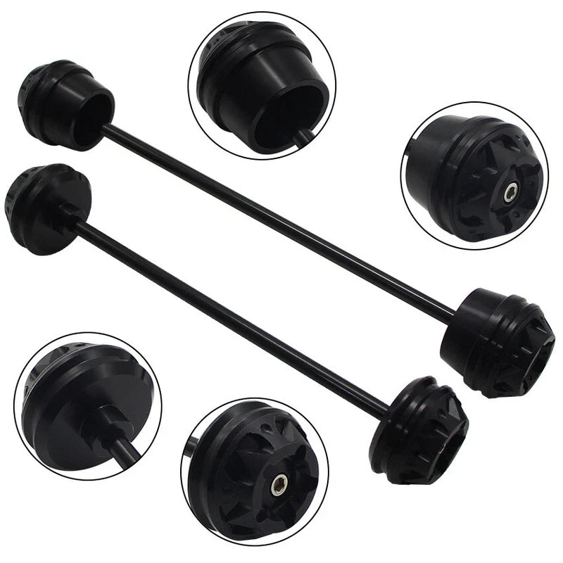 Yamaha FZ07 MT-07 MT-09 FZ-09 Axle Fork Sliders Crash Protectors (2014-2023)