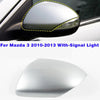 Mazda 3 Mirror Cover Cap Silver Left Driver Side (2010–2013)