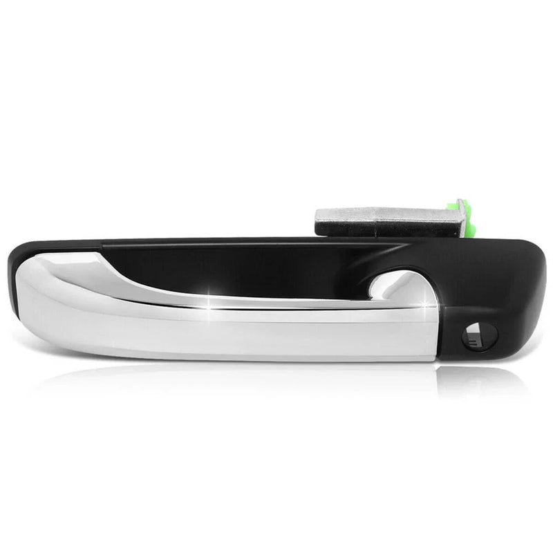 Ram 4Pcs Chrome Black Front & Rear Door Handle Set